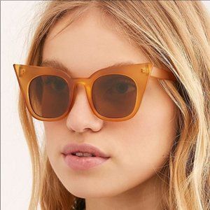 Free People Callie Cat Eye Sunglasses